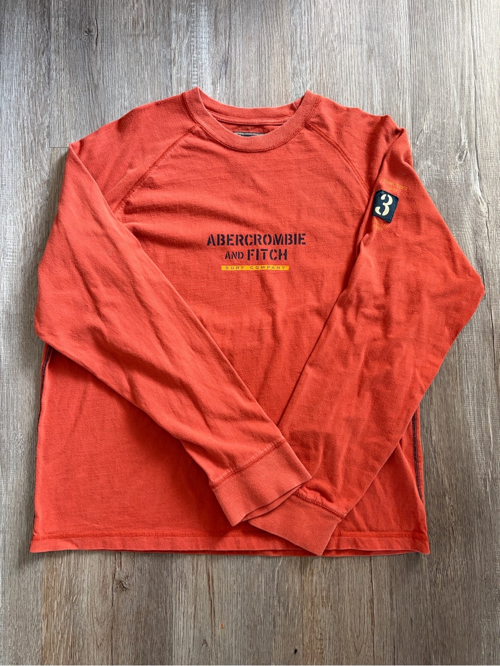 Vintage Abercrombie & Fitch Long Sleeve Surf Graphic Tee